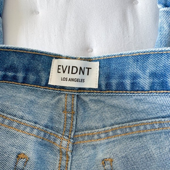 (SOLD) Evidnt LA high rise wide leg seamed jeans - Picture 3 of 8